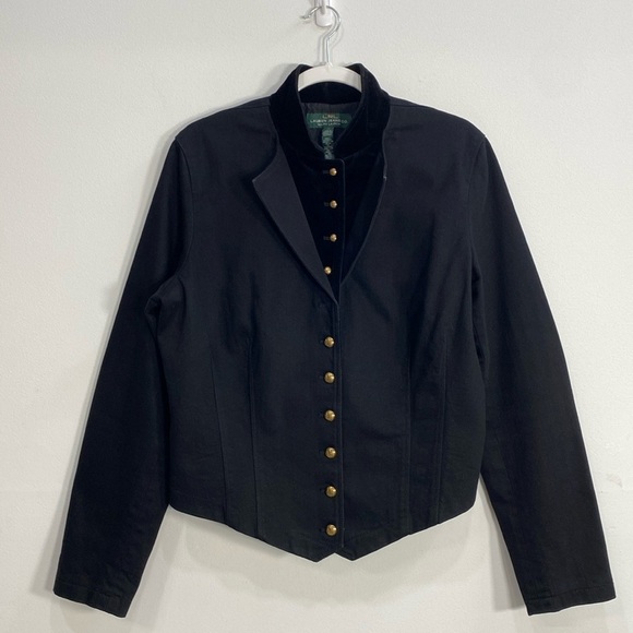 Lauren Ralph Lauren VintageWestern Equestrian Jacket Women's XL Green